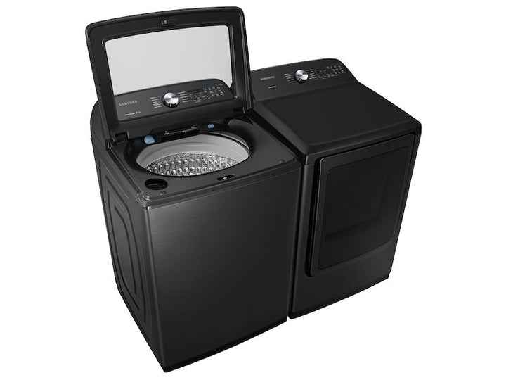 SAMSUNG DVE50R5200V 7.4 cu. ft. Capacity Electric Dryer with Sensor Dry in Brushed Black