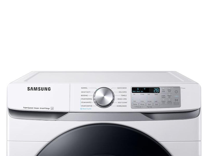 SAMSUNG WF45B6300AW 4.5 cu. ft. Large Capacity Smart Front Load Washer with Super Speed Wash - White