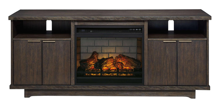 ASHLEY FURNITURE W955W2 Brazburn 66" TV Stand With Electric Fireplace