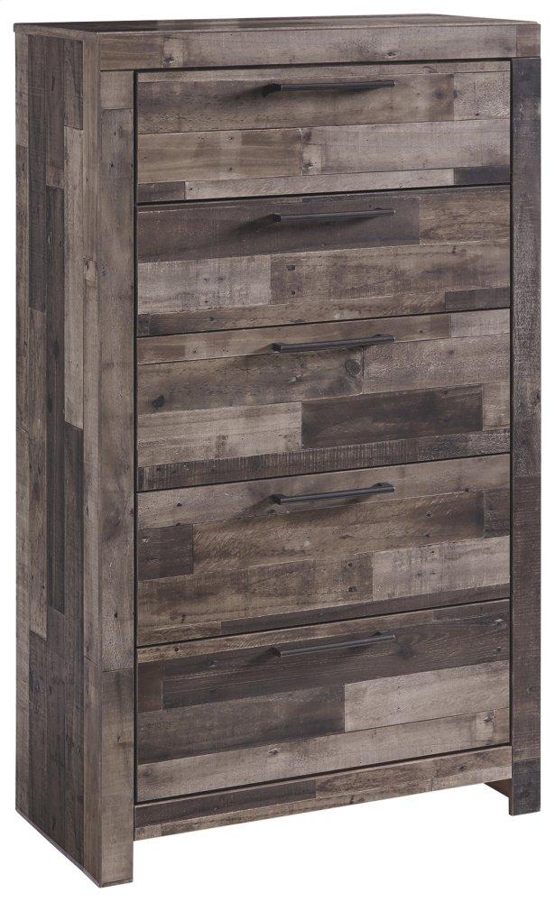 ASHLEY FURNITURE PKG003510 Full Panel Bed With Mirrored Dresser, Chest and Nightstand