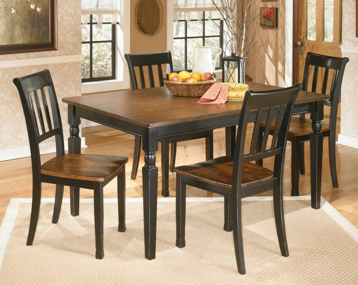 ASHLEY FURNITURE PKG002048 Dining Table and 4 Chairs