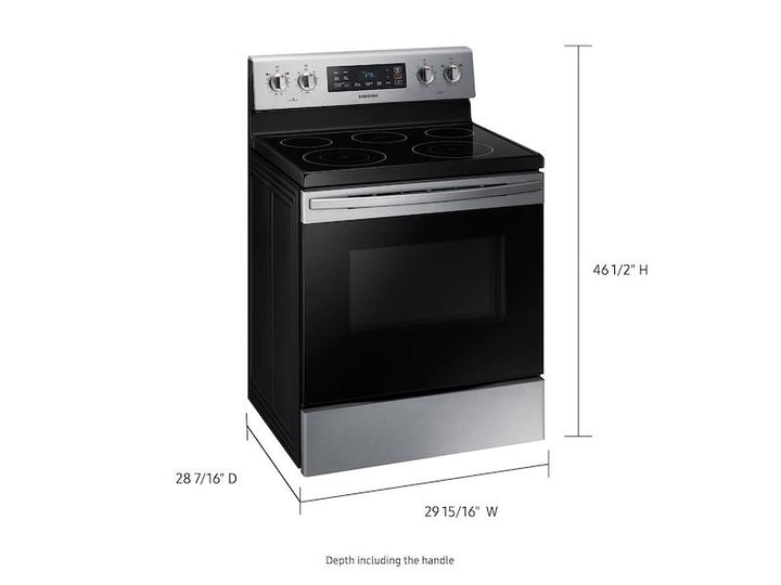 SAMSUNG NE59T4311SS 5.9 cu.ft. Freestanding Electric Range in Stainless Steel