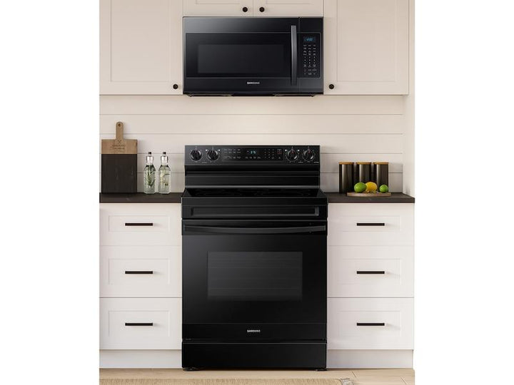 SAMSUNG NE63A6511SB 6.3 cu. ft. Smart Freestanding Electric Range with No-Preheat Air Fry & Convection in Black