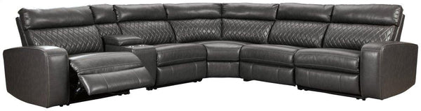 ASHLEY FURNITURE 55203S2 Samperstone 6-piece Power Reclining Sectional