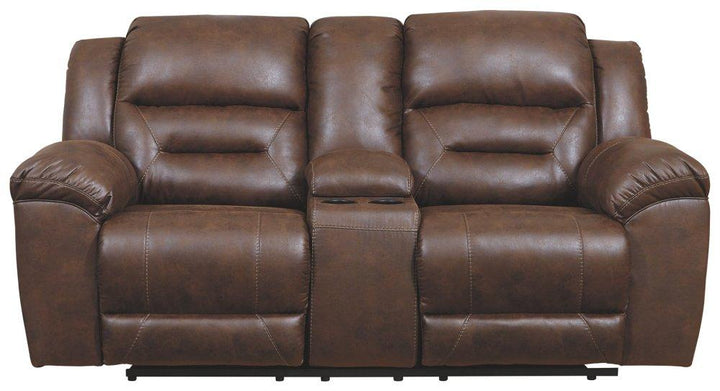 ASHLEY FURNITURE 3990496 Stoneland Power Reclining Loveseat With Console