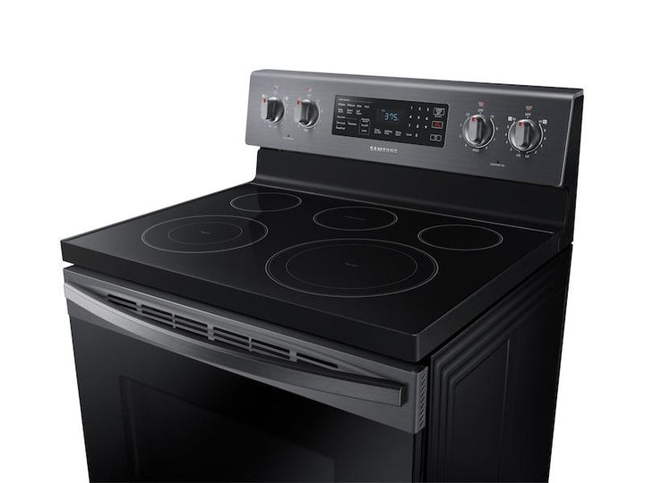 SAMSUNG NE59R4321SG 5.9 cu. ft. Freestanding Electric Range with Convection in Black Stainless Steel