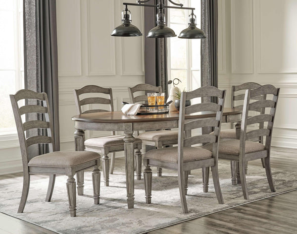 ASHLEY FURNITURE PKG012095 Dining Table and 6 Chairs