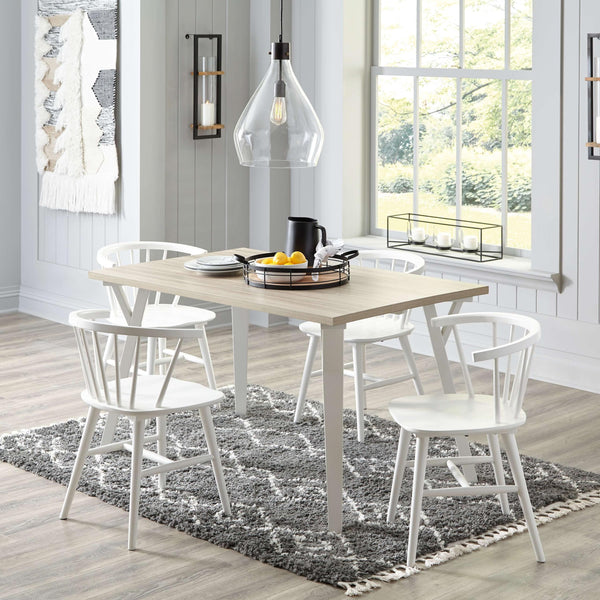 ASHLEY FURNITURE PKG010480 Dining Table and 4 Chairs