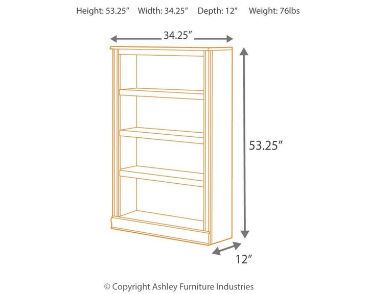 ASHLEY FURNITURE PKG008041 Home Office Desk With Chair and Storage