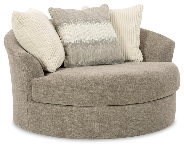 ASHLEY FURNITURE 1530521 Creswell Oversized Swivel Accent Chair