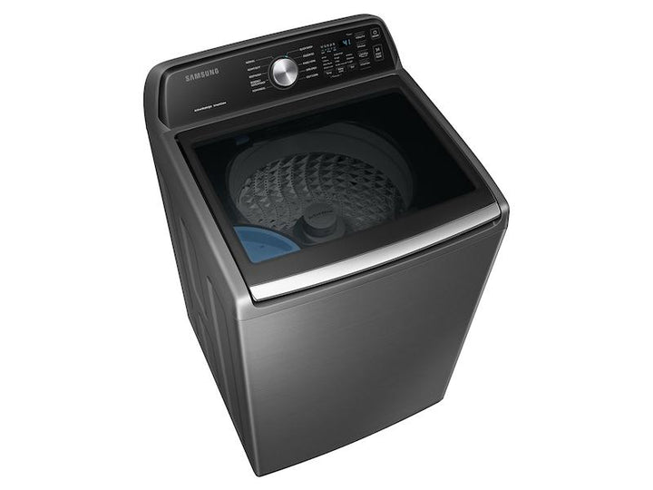 SAMSUNG WA44A3405AP 4.4 cu. ft. Top Load Washer with ActiveWave TM Agitator and Active WaterJet in Platinum