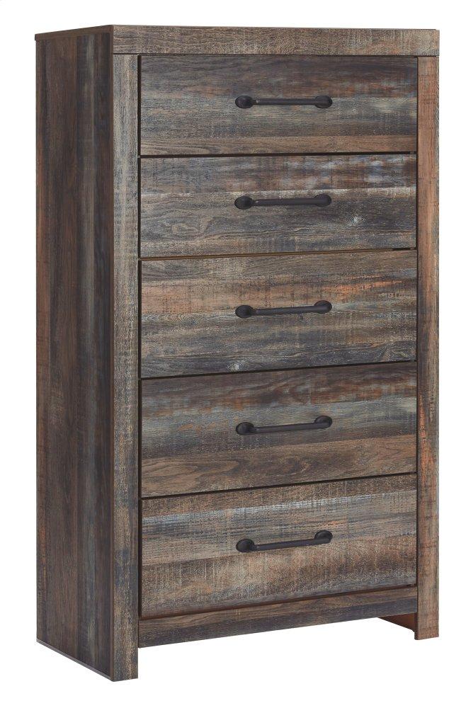 ASHLEY FURNITURE PKG003237 Full Bookcase Bed With 2 Storage Drawers With Mirrored Dresser and Chest