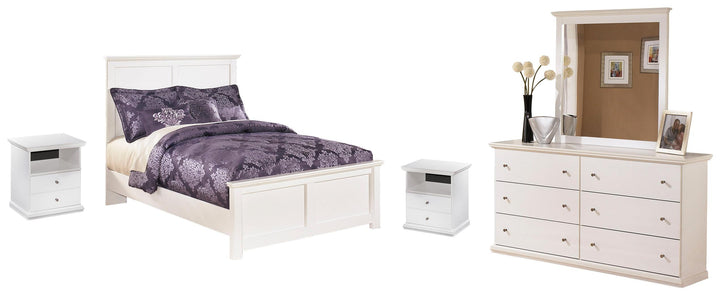 ASHLEY FURNITURE PKG002773 Full Panel Bed With Mirrored Dresser