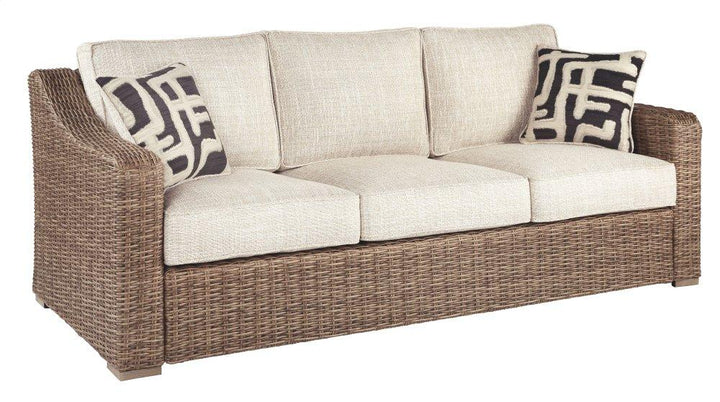 ASHLEY FURNITURE PKG014577 Outdoor Sofa With 2 Lounge Chairs