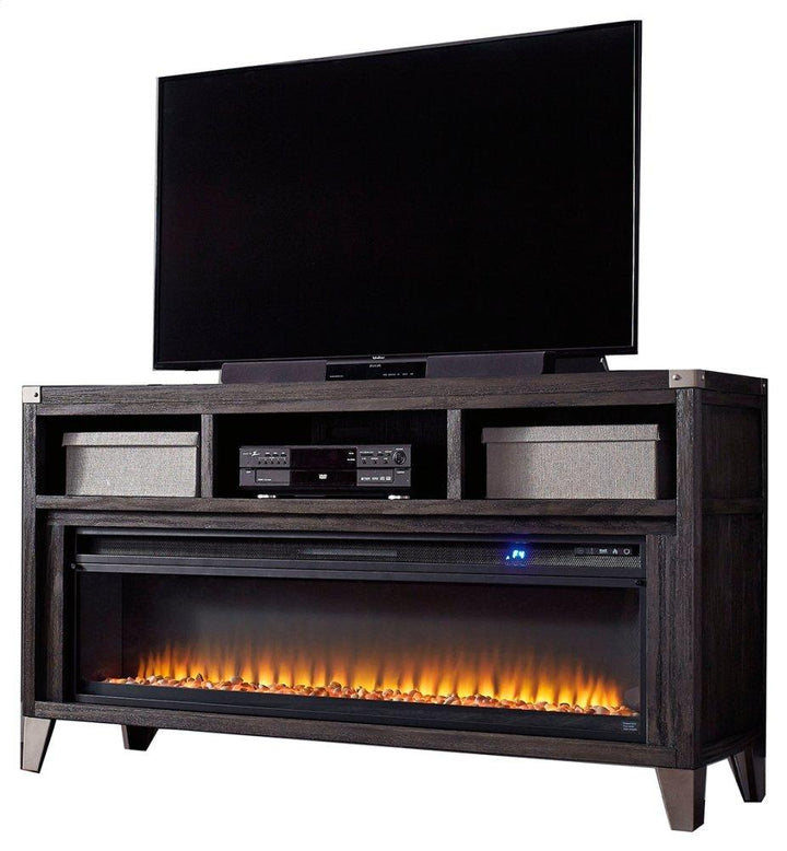 ASHLEY FURNITURE W901W1 Todoe 65" TV Stand With Electric Fireplace