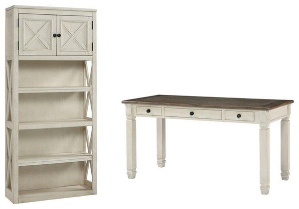 ASHLEY FURNITURE PKG008038 Home Office Desk and Storage