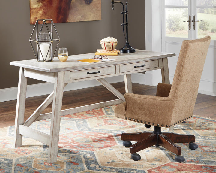 ASHLEY FURNITURE PKG008081 Home Office Desk With Chair