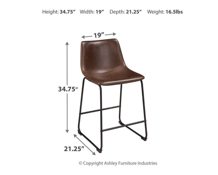 ASHLEY FURNITURE D372SDC 2-piece Bar Stool Package