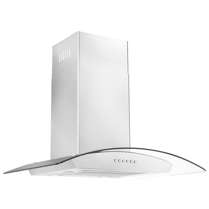 ZLINE KITCHEN AND BATH ALP70WL30 ZLINE Alpine Series Ducted Wall Mount Range Hood in Stainless Steel Size: 30 Inch