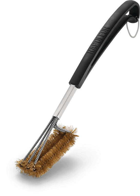 NAPOLEON BBQ 62062 Triple-Row Grill Brush with Brass Bristles