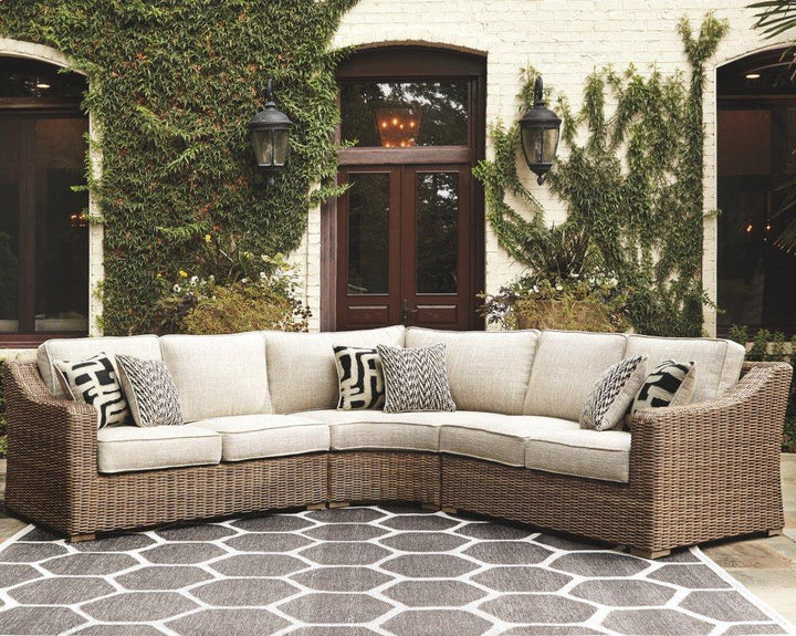 ASHLEY FURNITURE P791P6 Beachcroft 3-piece Outdoor Seating Set