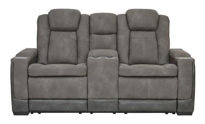 ASHLEY FURNITURE 2200418 Next-gen Durapella Power Reclining Loveseat With Console