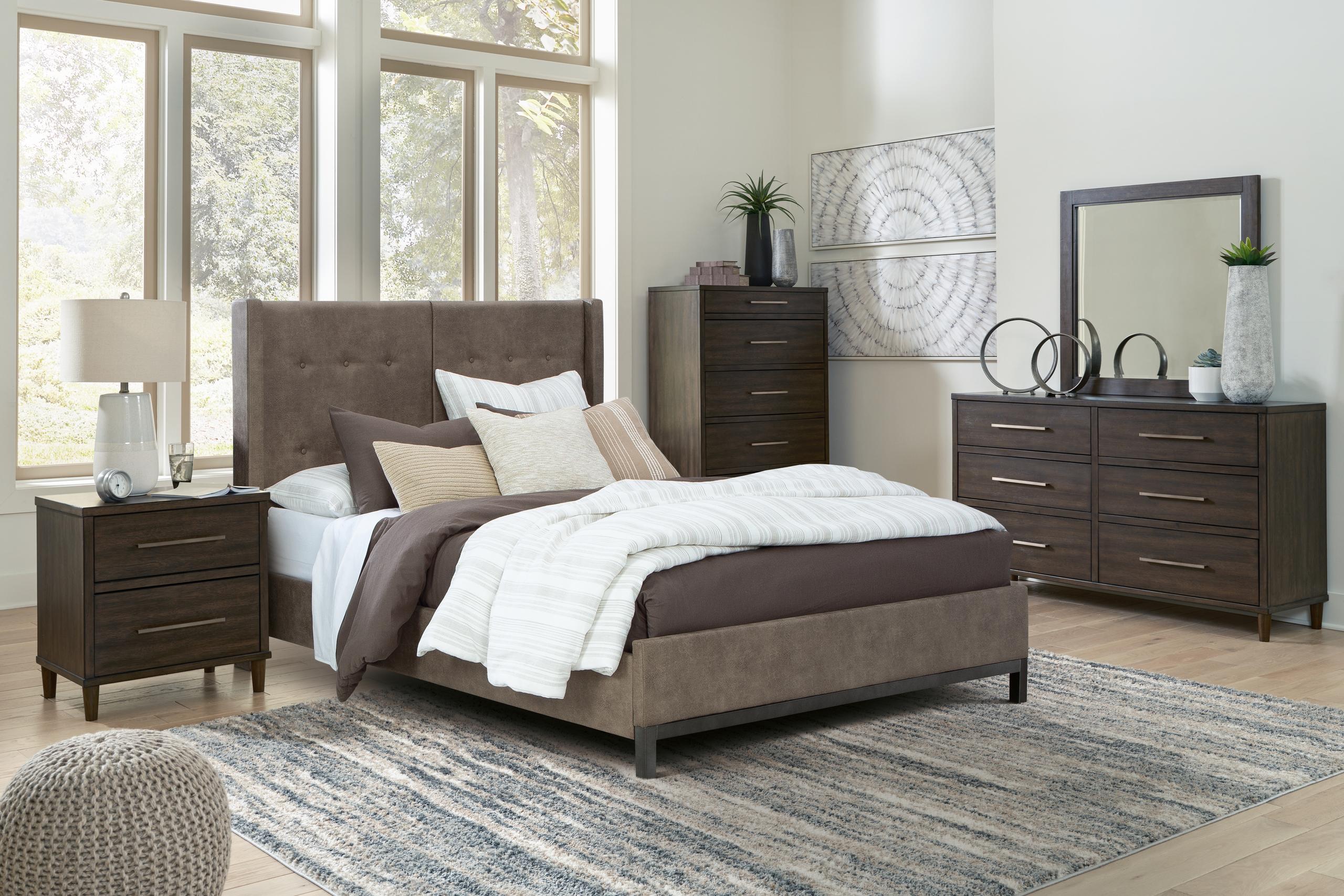 ASHLEY FURNITURE B374B6 Wittland Queen Upholstered Panel Bed