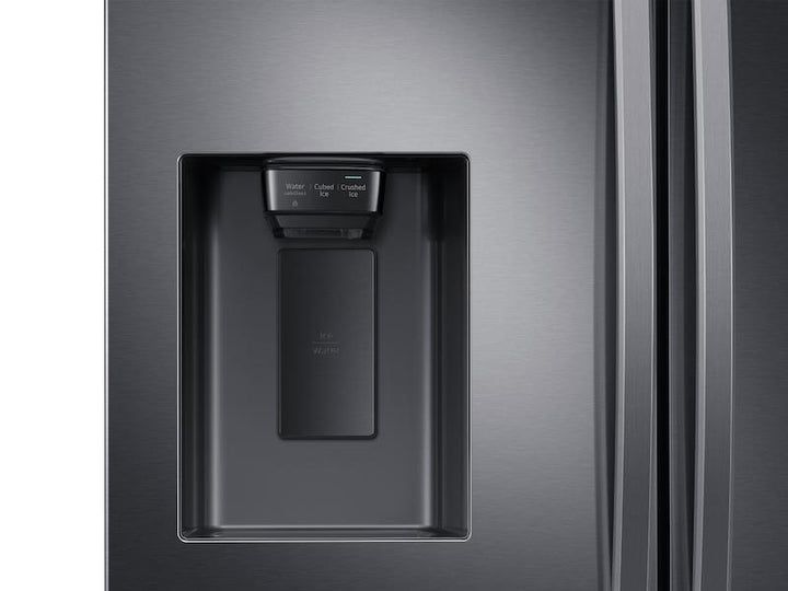 SAMSUNG RF27T5201SG 27 cu. ft. Large Capacity 3-Door French Door Refrigerator with External Water & Ice Dispenser in Black Stainless Steel