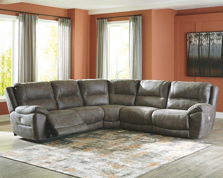 ASHLEY FURNITURE 51403S1 Cranedall 5-piece Power Reclining Sectional