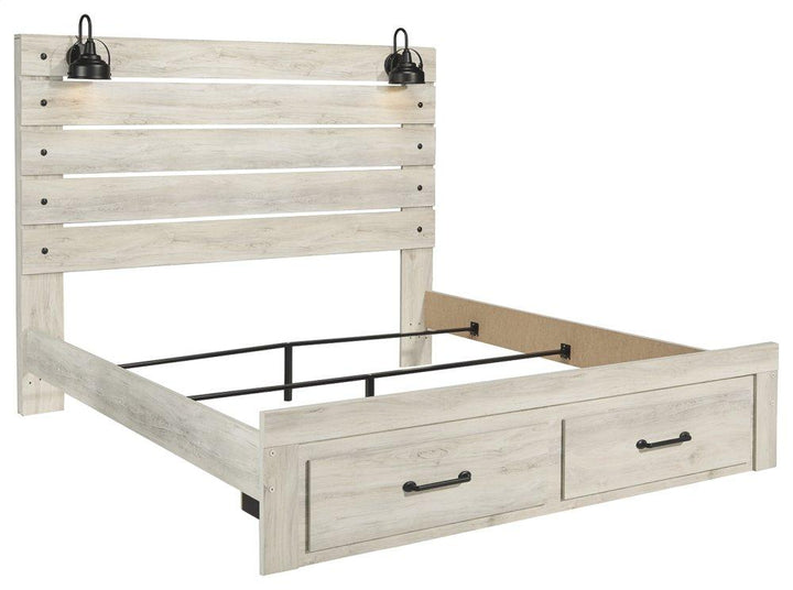 ASHLEY FURNITURE B192B31 Cambeck King Panel Bed With 2 Storage Drawers