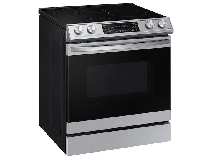 SAMSUNG NE63B8611SS 6.3 cu. ft. Smart Rapid Heat Induction Slide-in Range with Air Fry & Convection+ in Stainless Steel