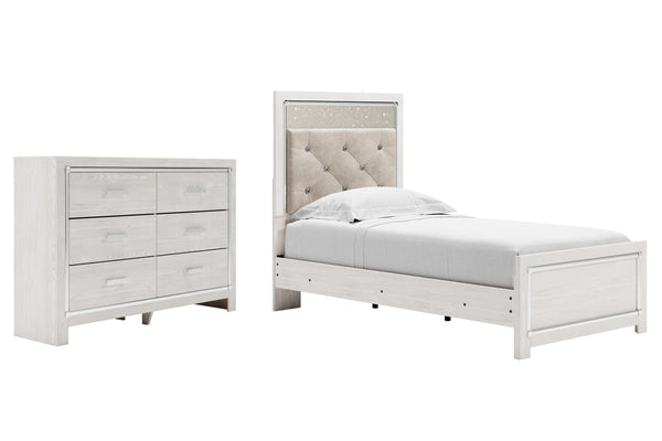 ASHLEY FURNITURE PKG009442 Twin Panel Bed With Dresser