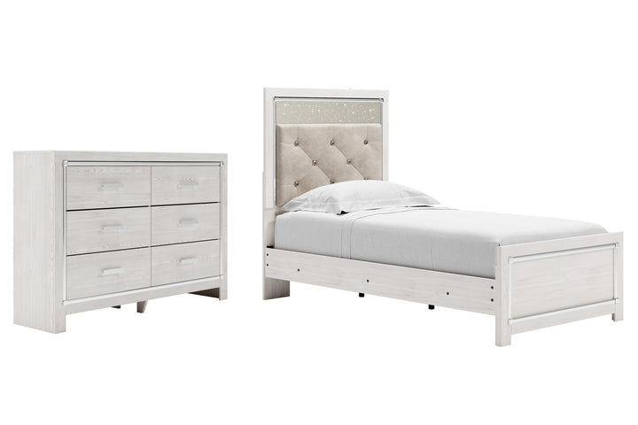 ASHLEY FURNITURE PKG009442 Twin Panel Bed With Dresser