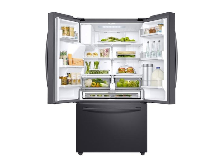 SAMSUNG RF23R6201SG 23 cu. ft. 3-Door French Door, Counter Depth Refrigerator with CoolSelect Pantry TM in Black Stainless Steel