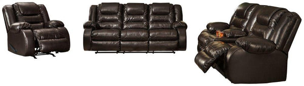 ASHLEY FURNITURE PKG001753 Sofa, Loveseat and Recliner