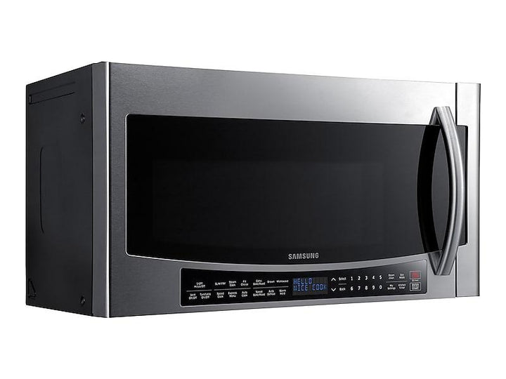 SAMSUNG MC17J8000CS 1.7 cu. ft. Over-the-Range Convection Microwave in Fingerprint Resistant Stainless Steel