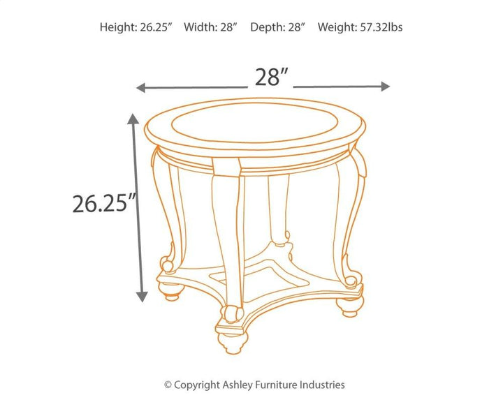 ASHLEY FURNITURE PKG008532 2 End Tables