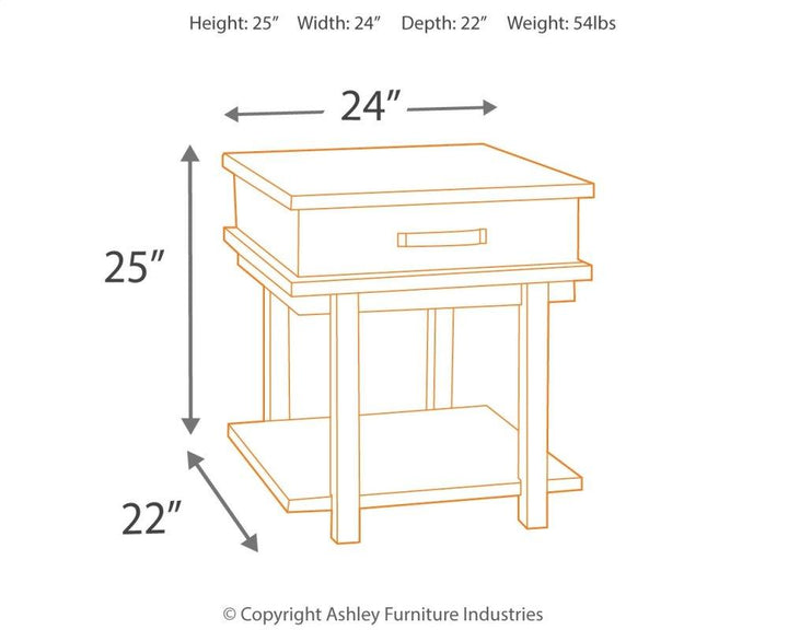 ASHLEY FURNITURE PKG007210 Coffee Table With 2 End Tables