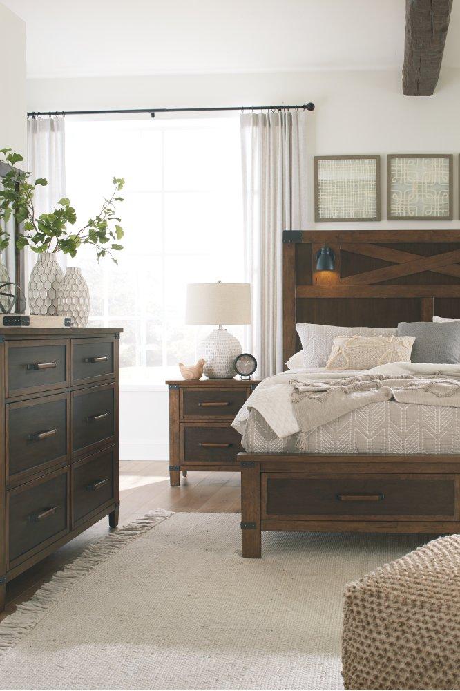 ASHLEY FURNITURE B759B3 Wyattfield Queen Panel Bed With Storage