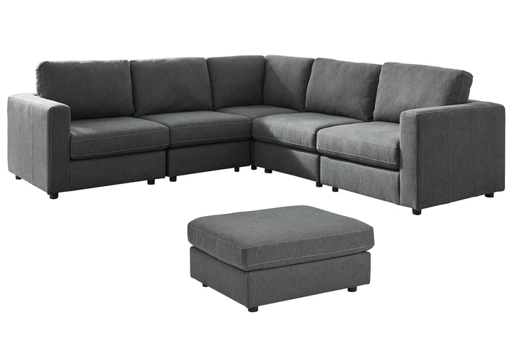 ASHLEY FURNITURE PKG007388 5-piece Sectional With Ottoman