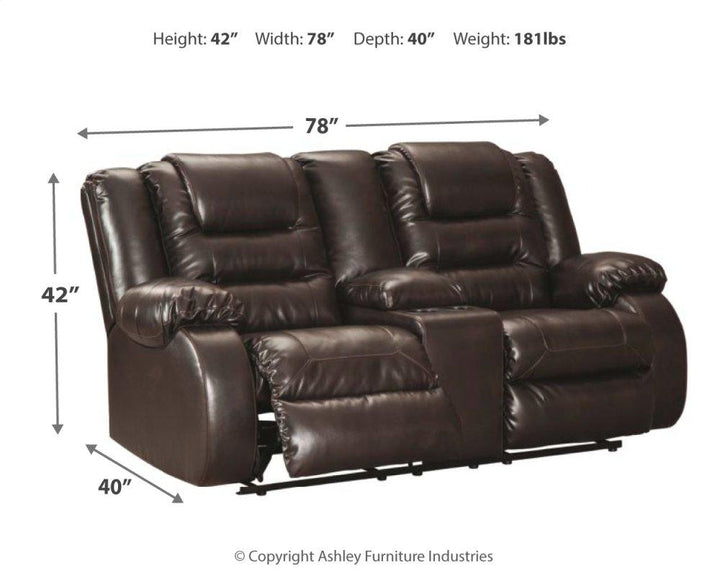 ASHLEY FURNITURE PKG001753 Sofa, Loveseat and Recliner