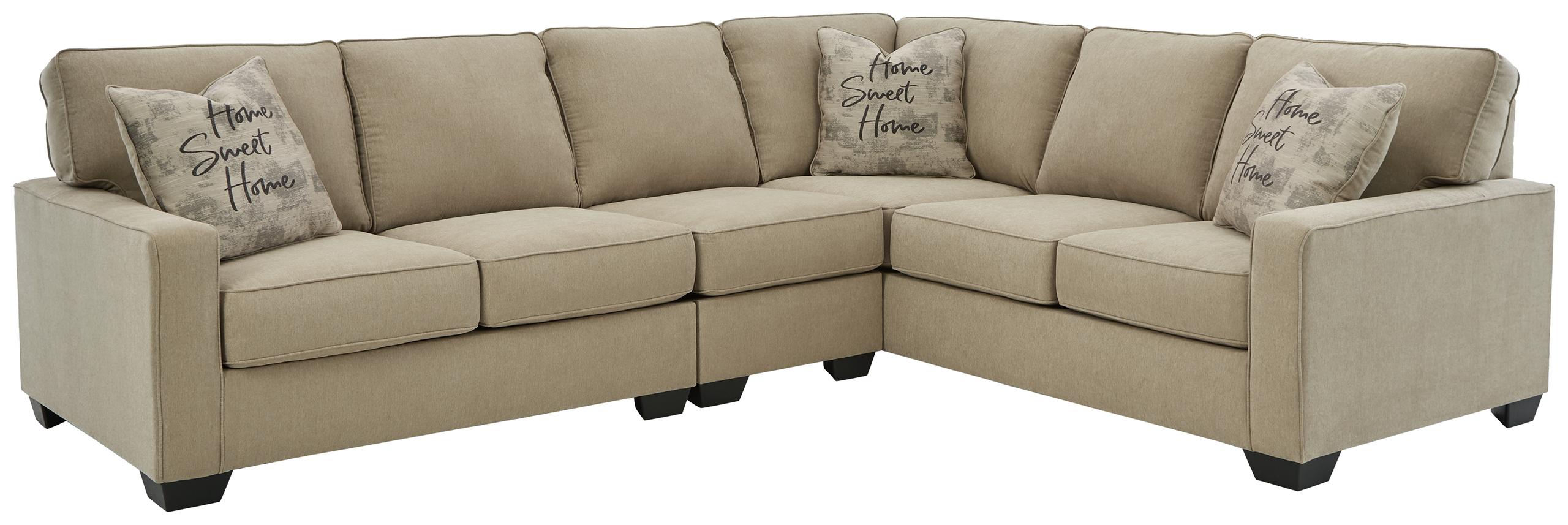 ASHLEY FURNITURE 59006S4 Lucina 3-piece Sectional