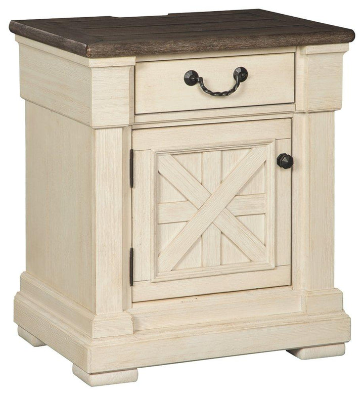 ASHLEY FURNITURE PKG000519 Queen Panel Bed With 2 Nightstands