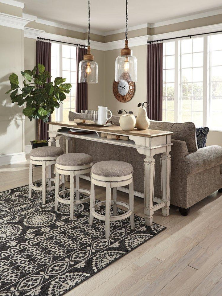 ASHLEY FURNITURE PKG008186 Counter Height Dining Table and 3 Barstools