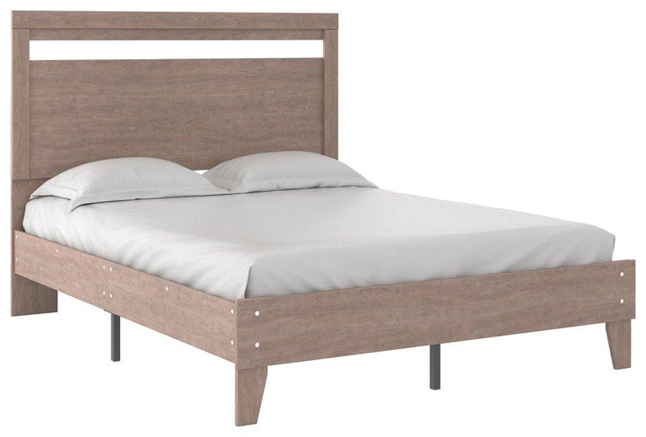 ASHLEY FURNITURE PKG009239 Queen Platform Bed With Dresser, Chest and Nightstand