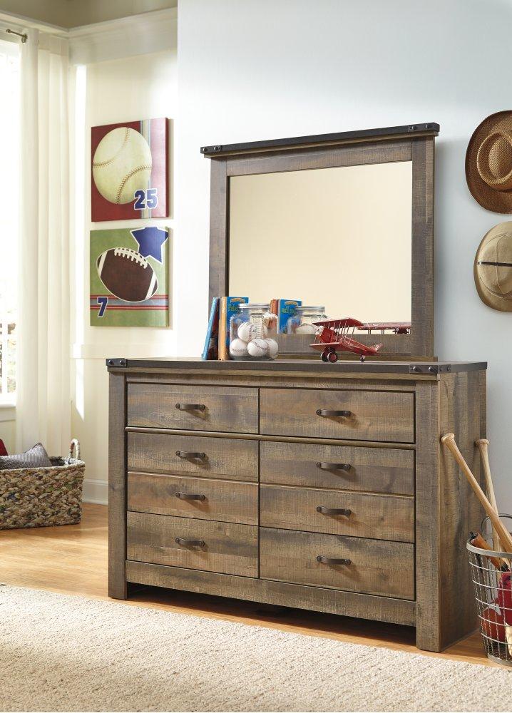 ASHLEY FURNITURE B446B1 Trinell Dresser and Mirror