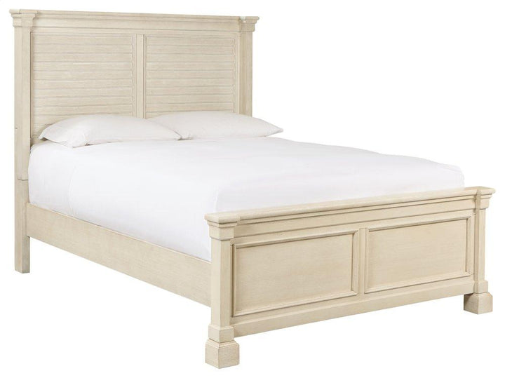 ASHLEY FURNITURE PKG006101 Queen Panel Bed With Mirrored Dresser and Chest