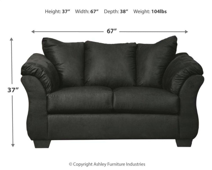 ASHLEY FURNITURE PKG001683 Sofa, Loveseat, Chair and Ottoman