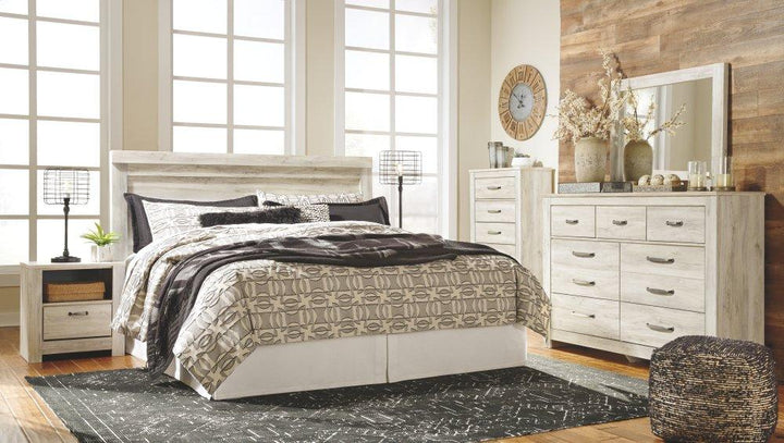 ASHLEY FURNITURE PKG000496 Queen Panel Bed With 2 Nightstands