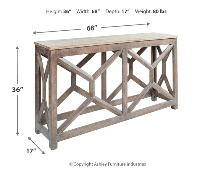 ASHLEY FURNITURE A4000263 Lanzburg Sofa/console Table